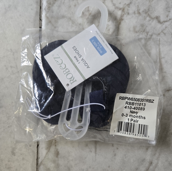 Robeez Baby Water Shoes in Navy - Picture 1 of 2